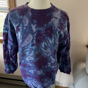Vintage Crewneck 90s XL - Gotcha Sportswear Faded Distressed Tie Dye Sweatshirt - Picture 1 of 4