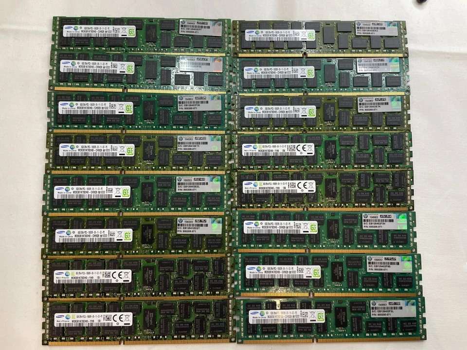 Server & Xeon Workstation Only Samsung 8GB 2Rx4 PC3L 10600R 09-11-E2-P2 -ITR9175 - Image 1 of 1