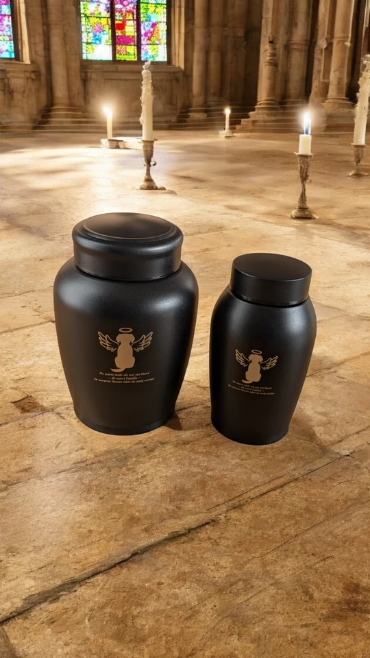 Tierurne Hund, Flügeln & Heiligenschein | kleine Version - Bild 1 von 3