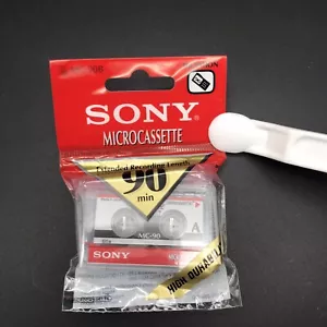 Sony Microcassetta Alta Durata 90 Minuti MC-90B Nuova In Confezione Sigillata Giappone - Foto 1 di 3