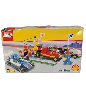 2000 Lego Set 2554 - Unopened Formula 1 Racers Pit Stop Shell New Old Stock NOS - Picture 1 of 24