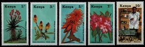 Kenia 1987 - Mi-Nr. 410-414 ** - MNH - Heilpflanzen - Bild 1 von 1