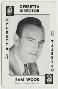 Sam Wood 1938 Transogram Movie Millions Game Card - Film Director - Picture 1 of 2