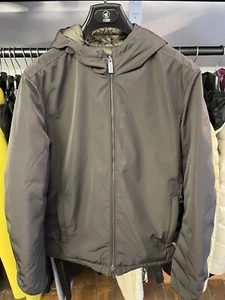 Ciesse Piumini Henry Piumino Reversibile Uomo Marrone e Verde Tg 48 Vera Piuma - Imagen 1 de 5