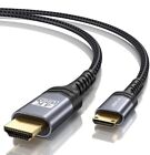 JSAUX Mini HDMI to HDMI Cable 3.3FT, Aluminum Shell, Braided High Speed 4K 60Hz