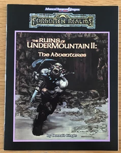 Fortgeschrittene D&D Vergessene Reiche Die Ruinen von Undermountain II Abenteuer TSR1104 - Bild 1 von 7