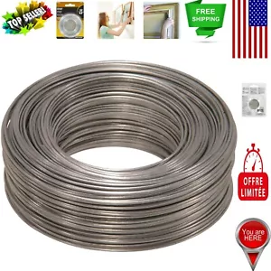 Durable 175 ft Silver Galvanized Wire, 20 Gauge for Crafts and DIY Projects - Picture 1 of 8