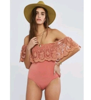 JEN'S PIRATE BOOTY Pixie Senorita Crochet Bodysuit XS Boho Festival Whimsy - Image 1 of 4