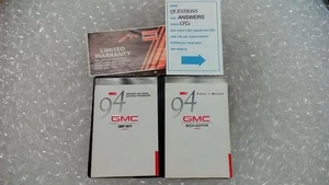 OWNERS MANUAL FITS 94 SONOMA PICKUP 140294 - Picture 1 of 2