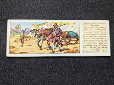 1935 Ty-Phoo Swiss Family Robinson Card # 8 The Sledge (VG/EX) - Image 1 of 3