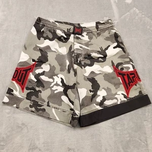 Tapout MMA Shorts Mens 32 Gray Camo Fight Grappling Board Shorts Made in USA - Picture 1 of 15