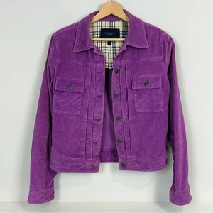 Burberry Cordjacke lila 6 *kleines Loch - Bild 1 von 12