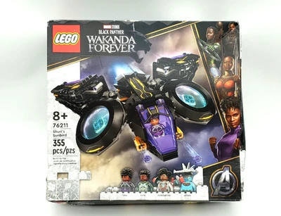 Lego Marvel 76211 Black Panther Shuri's Sunbird Building Toy Set - NEW IN BOX - Image 1 of 4