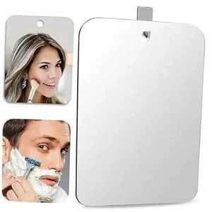 Espejo Antiniebla Acrílico Portátil Viaje Baño Accesorios con Ventosa Pared S - Imagen 1 de 13