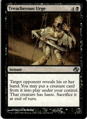 MTG Treacherous Urge NEARMINT NM / Magic The Gathering : Planar Chaos - Image 1 of 2