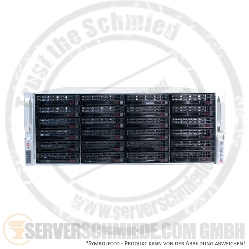 Supermicro CSE-847B X11DPH-T 4U 2x Intel Gold 6138 128GB 2x3TB SAS 2x1200W - Image 1 of 4