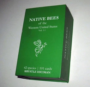 Native Bees of the Western United States Vol 1.1 101 Card Set Complete in Box - Picture 1 of 5