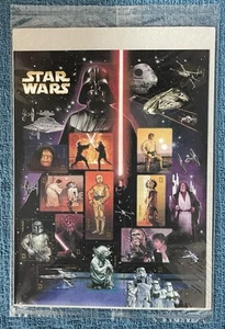Scott #4143, 41c Star Wars, 30th Anniversary Mint sheet. In original packaging - Picture 1 of 2