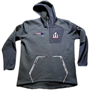 Sudadera con capucha New England Patriots Nike Super Bowl LI Media Day para hombre XL Onfield - Imagen 1 de 11