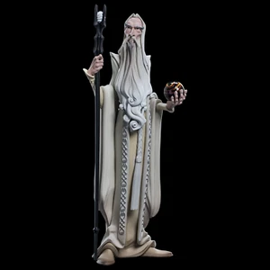 Weta MINI EPOPEYAS: SARUMAN EL BLANCO Vinilo Estatua 4'' Figura El Señor de los Anillos - Imagen 1 de 7