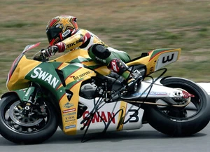 Motor Bike Rider BSB Stuart Easton Hand Signed Photo Autograph 7x5" AE - Picture 1 of 1