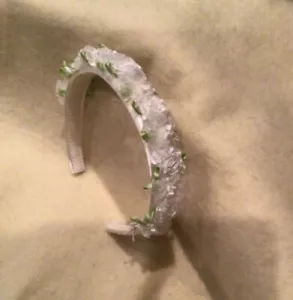 The Children’s Place Rosette Headband for Girls - White - New/NWT - Picture 1 of 2