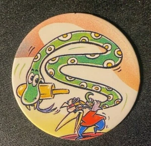 Rare 1990's Peters Billabong Tazos Pogs Slam Joke - Mint - Foto 1 di 2