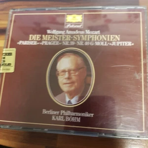 KARL BÖHM: WA Mozart - Die Meister-Symphonien DGG UK > VG+/EX(2CD) - Bild 1 von 4