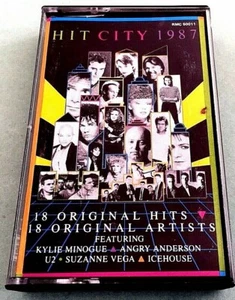 Various - Hit City 1987 - U2, Kylie, Cockroaches,Angry Anderson - Oz Cassette - Foto 1 di 7
