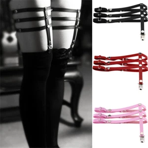 Sexy Punk Jarretière Genou femme Fille Gothique Cosplay Bondage Esclave BDSM SM - Imagen 1 de 8