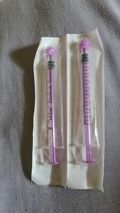 SteriFeed Colostrum Collector 1ml Colostrum Syringes x2 STERILE NEW - Picture 1 of 1