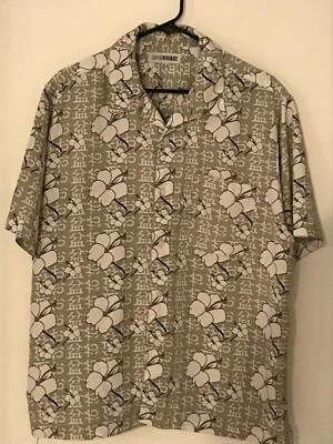 Camisa Hawaiana Floral Tribal Verde Vintage L Para Hombre CANYON RIVER BLUES NUNCA USADA Foto 1 de 4