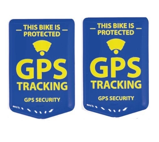 BIKE-label Anti-Diebstahl Aufkleber Set – 8 Stück, GPS Tracking Warnhinweise
