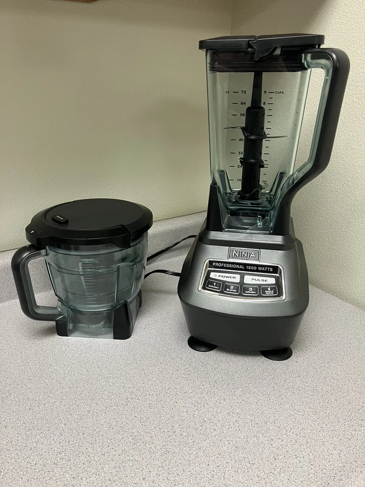 Ninja Professional 1500 Watt Kitchen Blender Processor With Attachments - Tested - Image 1 of 4