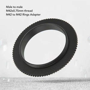 M42 Stecker auf Stecker Adapter M42x0.75mm Doppelseitige T2 Stecker Adapter - Picture 1 of 12