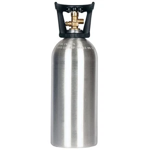 New 10 lb. Aluminum CO2 Cylinder with Handle and CGA320 Valve Homebrew Beer Grow - Picture 1 of 4