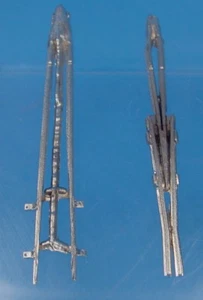 O/On3 / P48 CODE 83 #6 TURNOUT SWITCH FROG/POINTS SET WISEMAN BACK SHOP K-2010 - Picture 1 of 3