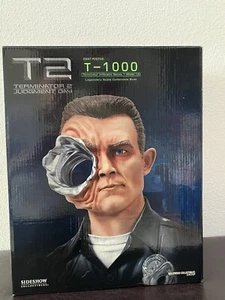 NEW 1:2 SIDESHOW TERMINATOR T-2 T-1000 LEGENDARY SCALE Resin BUST Robert Patrick - Picture 1 of 24