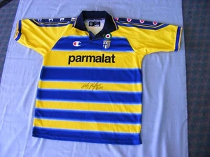 Vintage Parma Football Shirt 1999-2000 Champion Jersey signed Gianluigi Buffon - Picture 1 of 6