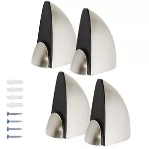 Glass Clamp Adjustable Glass Shelf Bracket Large - Pack of 4 - Picture 1 of 4