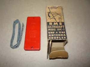 ACCOPPIATORE ANTENNA VINTAGE RETRO RMS ULTRADAPT MODELLO UVC-2 UHF-VHF - RICEVITORE TV - Foto 1 di 11