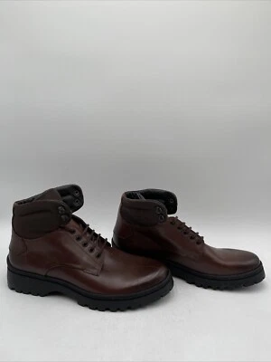Bruno Magli Val VAL2 Mens Brown Leather Lace Up Casual Dress Boots Size 11.5M - Image 1 of 4
