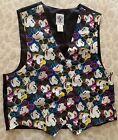 Mickey And Co Vest Size Medium Donnkenny 90S All Over Print Tuxedo