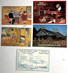 Vintage HUMOROUS POSTCARDS ~ Large Lot of 15 - Picture 1 of 3