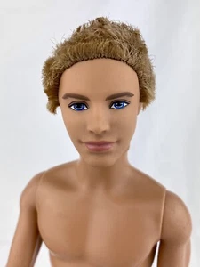Barbie Ken Doll Blonde Rooted Hair Blue Eyes Dreamy 2000's OOAK Fashion Model - Picture 1 of 13