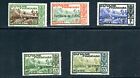 LOT 18076 MINT H OG FIVE STAMPS FROM FRENCH GUYANA