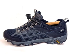 Merrell Moab Fst 2 Gore-Tex Vibram soles men trainers Black UK 11.5 EU 46.5 - Imagen 1 de 9