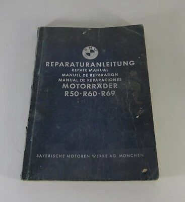 Werkstatthandbuch / Reparaturanleitung BMW Motorrad R 50 / R 60 / R 69 03/1960 - Bild 1 von 4