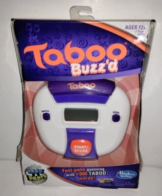 Taboo Buzz’d Electronic Fast Pass Party Game Hasbro 2013 Nuevo Precintado  Foto 1 de 4