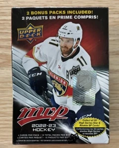 Caja de hockey sellada de fábrica MVP Blaster 2022-23 Upper Deck - Imagen 1 de 2